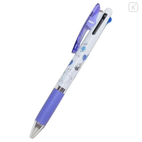 Japan Moomin Jetstream 3 Color Multi Ballpoint Pen - Little My & Moomintroll : Friends Balloon Party Purple - 1