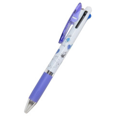 Japan Moomin Jetstream 3 Color Multi Ballpoint Pen - Little My & Moomintroll : Friends Balloon Party Purple