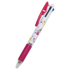 Japan Moomin Jetstream 3 Color Multi Ballpoint Pen - Little My : Flower