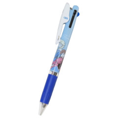 Japan Disney Jetstream 3 Color Multi Ball Pen - Anna & Elsa : Smile