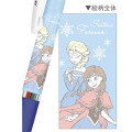 Japan Disney Jetstream 3 Color Multi Ballpoint Pen - Anna & Elsa : Smile - 2
