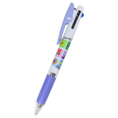 Japan The Powerpuff Girls Jetstream 3 Color Multi Ball Pen - Colorful Face