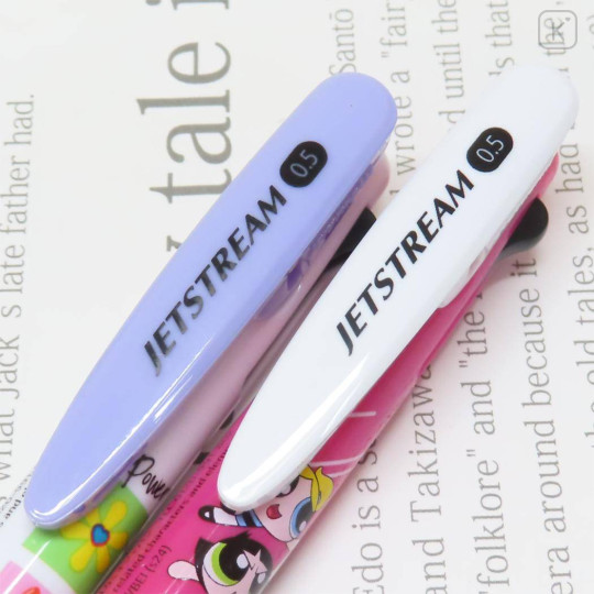 Japan The Powerpuff Girls Jetstream 3 Color Multi Ballpoint Pen - Colorful Face - 3