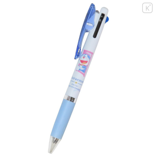 Japan Doraemon Jetstream 3 Color Multi Ballpoint Pen - Doraemon : Wink Anywhere Door - 1