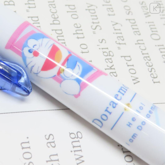 Japan Doraemon Jetstream 3 Color Multi Ballpoint Pen - Doraemon : Wink Anywhere Door - 2