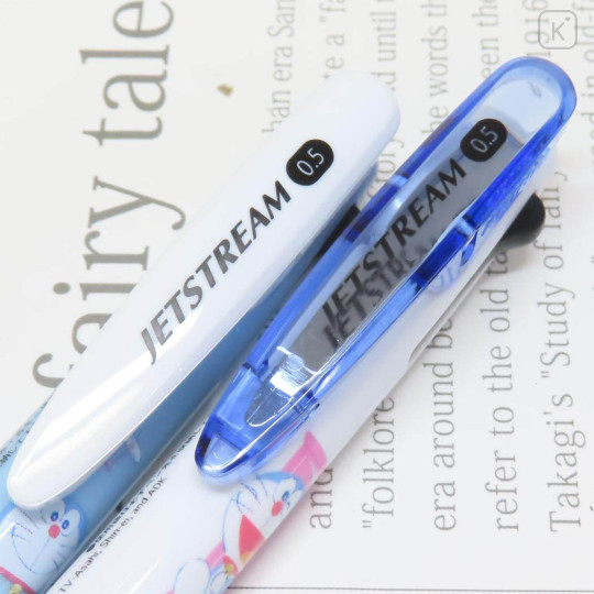 Japan Doraemon Jetstream 3 Color Multi Ballpoint Pen - Doraemon : Wink Anywhere Door - 3