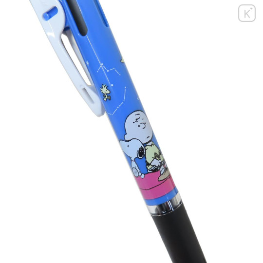 Japan Peanuts Jetstream 3 Color Multi Ballpoint Pen - Snoopy & Woodstock : Star Night Charlie - 2