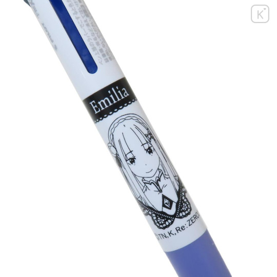 Japan Re Zero FriXion Ball 3 Slim Color Multi Erasable Gel Pen - Emilia Hisago - 2