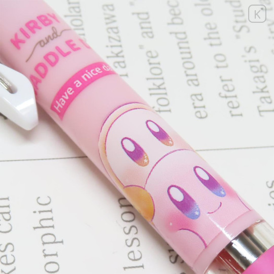 Japan Kirby Jetstream 3 Color Multi Ballpoint Pen - Kirby & Waddle Dee : Have A Nice Day - 2