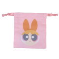 Japan The Powerpuff Girls Mini Drawstring Pouch - Blossom Face Smile - 1
