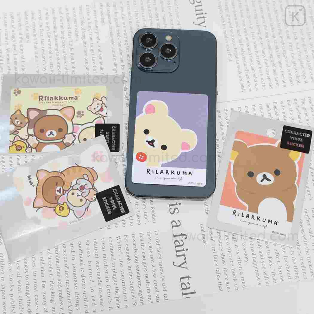 Japan San-X Vinyl Sticker - Korilakkuma : Live Your Own Life | Kawaii ...