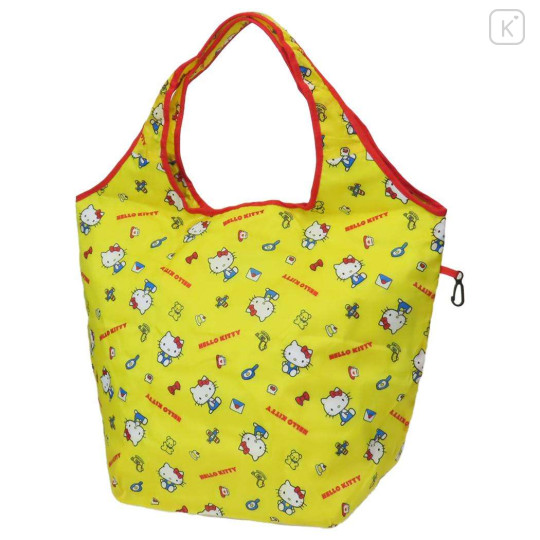 Japan Sanrio Insulated Cooler Lunch Bag - Hello Kitty : Yellow - 1