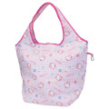 Japan Sanrio Insulated Cooler Lunch Bag - Hello Kitty : Y2k Houndstooth Pink - 1