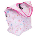 Japan Sanrio Insulated Cooler Lunch Bag - Hello Kitty : Y2k Houndstooth Pink - 2
