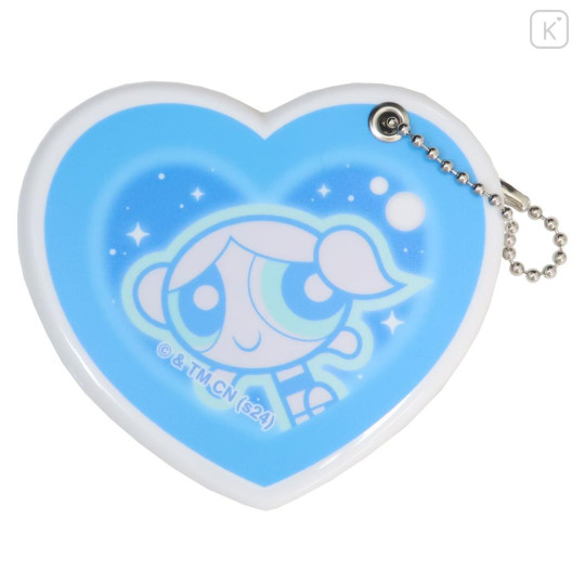 Japan The Powerpuff Girls Slide Mirror - Bubbles Heart Blue - 1