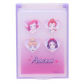 Japan Disney Folding Mirror - Disney Princess Shojo Manga Style Pink Purple - 1