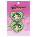 Japan The Powerpuff Girls Rubber Hair Clip Set - Buttercup Heart Green - 1