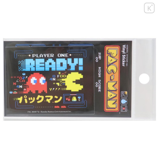 Japan Pac-Man Vinyl Sticker - Player One Ready - 1