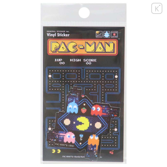 Japan Pac-Man Vinyl Sticker - Glitch Ghosts - 1