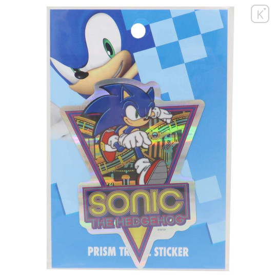 Japan Sonic the Hedgehog Hologram Sticker - Triangle Run - 1
