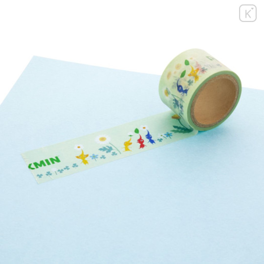 Japan Pikmin Washi Paper Masking Tape - Green - 2