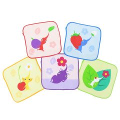 Japan Pikmin Petit Towel Handkerchief Set - Characters Colorful