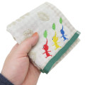 Japan Pikmin Mini Towel Jacquard Handkerchief - Beige Green - 3