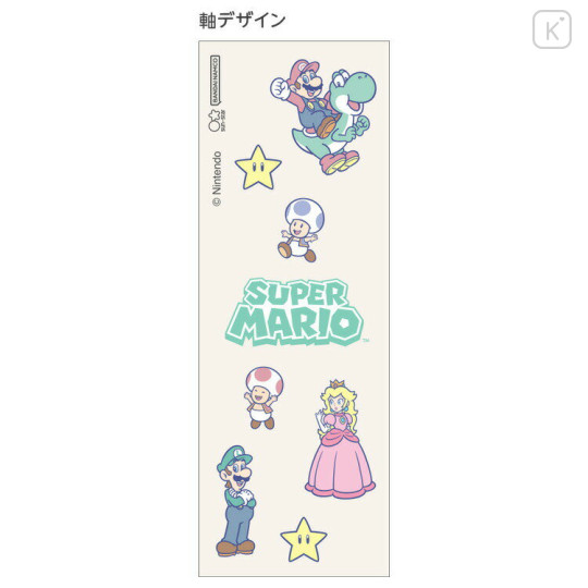 Japan Super Mario Brothers Ballpoint Pen - Characters Pink Green - 2