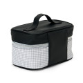 Japan Sanrio Vanity Pouch - Hello Kitty : Monotone Houndstooth - 2