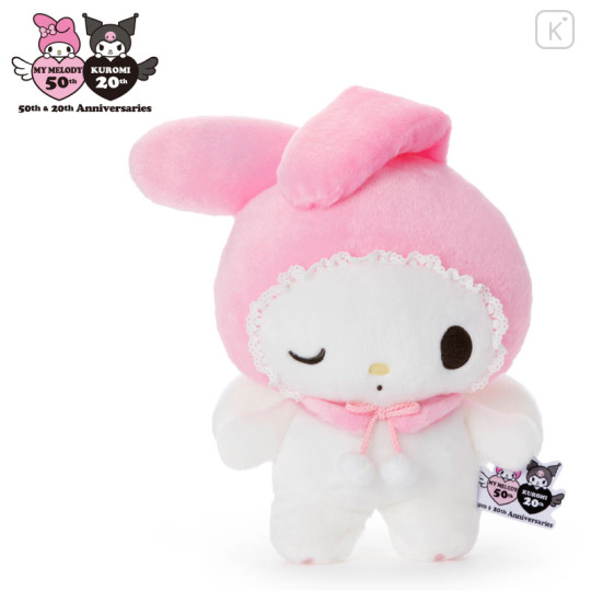 Japan Sanrio Flutter Plush Toy - My Melody : My Melody 50th Anniversary & Kuromi 20th Anniversary - 1