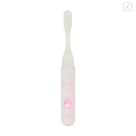 Japan Sanrio Toothbrush Set - My Melody 50th Anniversary Milk Bottle - 3