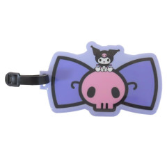 Japan Sanrio Luggage Tag - Kuromi : Purple Ribbon