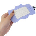 Japan Sanrio Luggage Tag - Kuromi : Purple Ribbon - 2