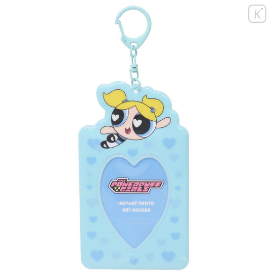 Japan The Powerpuff Girls Photo Keychain - Bubbles Flying Blue Heart - 1