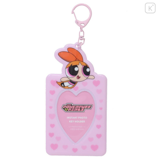 Japan The Powerpuff Girls Photo Keychain - Blossom Flying Pink Heart - 1