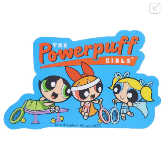 Japan The Powerpuff Girls Vinyl Sticker - Tennis Blue - 1