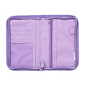 Japan Sanrio Multifunctional Flat Pouch - Kuromi : Ribbon - 3