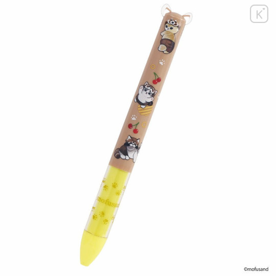 Japan Mofusand Two Color Mimi Pen - Red Panda Cat - 1