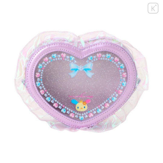 Japan Sanrio Heart-shaped Clear Pouch - Usahana : Ballet Core - 1