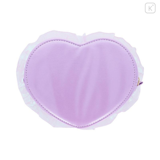 Japan Sanrio Heart-shaped Clear Pouch - Usahana : Ballet Core - 2