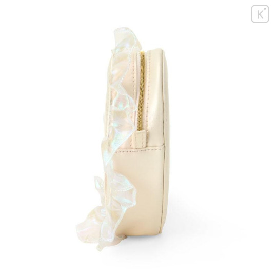 Japan Sanrio Heart-shaped Clear Pouch - Hello Kitty : Ballet Core - 3