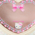 Japan Sanrio Heart-shaped Clear Pouch - Hello Kitty : Ballet Core - 4
