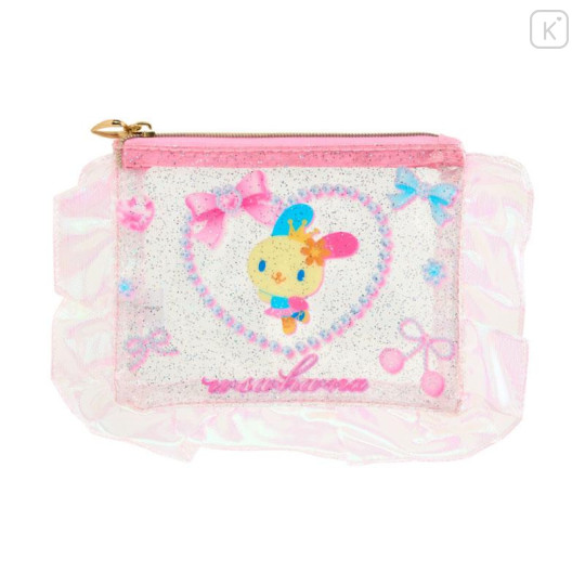 Japan Sanrio Ruffled Clear Pouch - Usahana : Ballet Core - 1