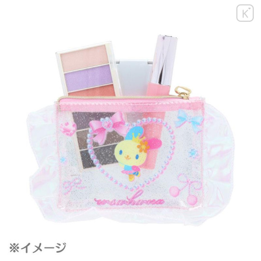 Japan Sanrio Ruffled Clear Pouch - Usahana : Ballet Core - 4
