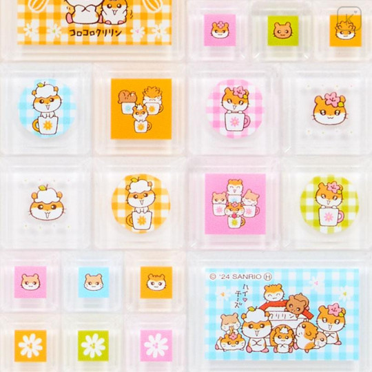 Japan Sanrio Tile Sticker - Corocorokuririn : Ballet Core - 5