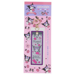Japan Sanrio Luggage Tag - Kuromi : Cheeky But Charming Heart Keychain