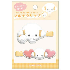 Japan Sanrio Hair Clip Set - Cogimyun : Love