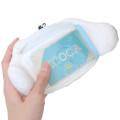 Japan Sanrio Face Pass Case Coin Case with Reel - Cinnamoroll : Toddler - 2