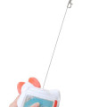 Japan Sanrio Face Pass Case Coin Case with Reel - Cinnamoroll : Toddler - 4