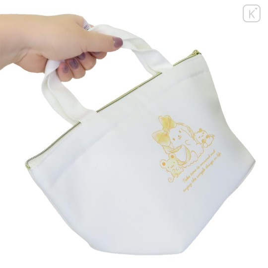 Japan Sanrio Insulated Cooler Lunch Bag - Pompompurin : Big Ribbon - 2